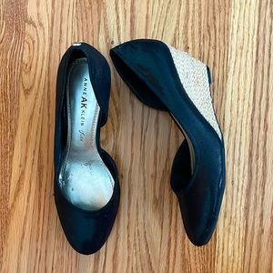 Anne Klein Woven Wedge Heels